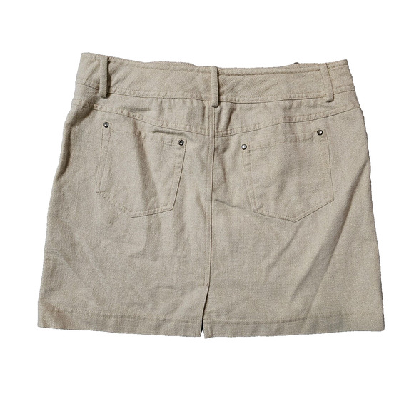 Cache Tan Mini Skirt - Picture 6 of 9